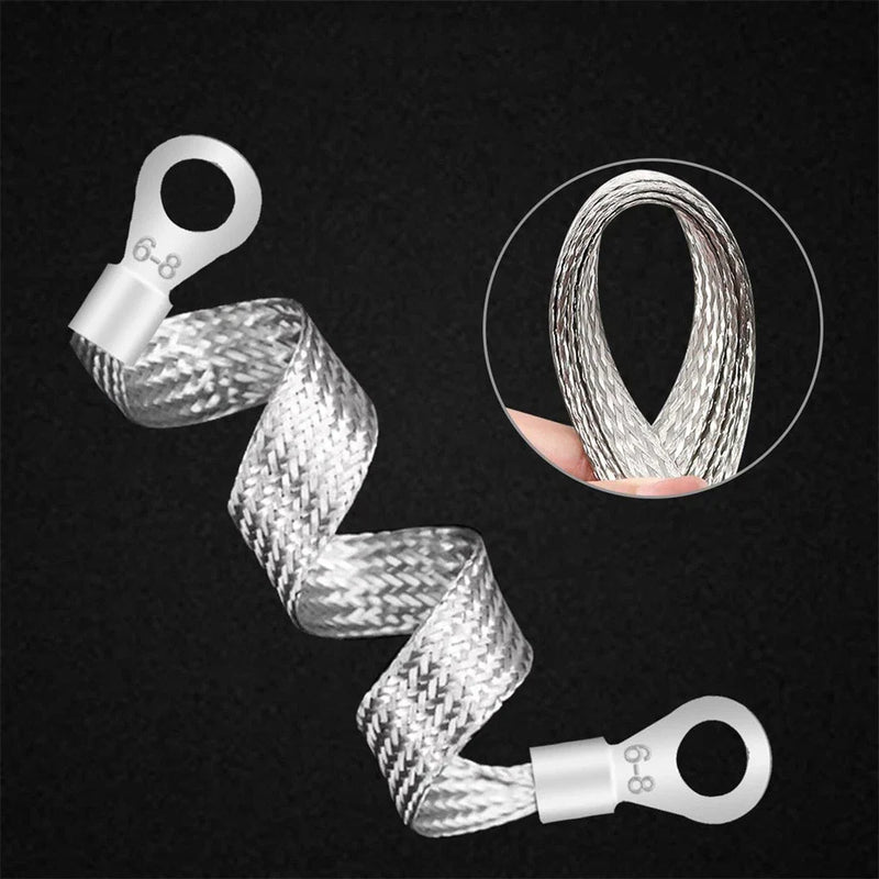 Automotive 5 x Universal Tinned Copper Engine Ground Strap Cable
