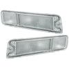Mitsubishi Triton MK Clear Front Bumper Light Bar Lamps (1996-2006)