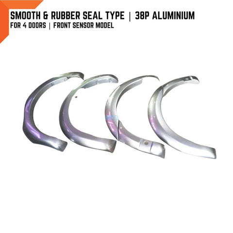 Ford Ranger PX3 38P Aluminium Metallic Fender Flares (2018-2021)