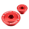 HONDA XR250L Red Crankcase Cover Screw Plug Alternator Cap (1991-1996)