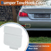 BMW 525i 530i 545i 550i White Rear Tow Hook Cover