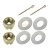 Polaris Trail Blazer 2 x Rear Axle Castle Nut w/ Pin (1990–2013)