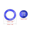 Dodge Charger Challenger Durango Blue Sticker Kit Engine Push Start Button