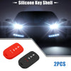 Honda Accord EX EXL EX-L 2013-2018 Black Red Smart Key Fob Cover (2 x)