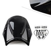 Universal Motorcycle Black Windshield Deflector (Fits Most Models)