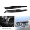 VW Passat B6 Black Carbon Fiber Headlight Eyelid Trim (2005-2010)