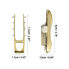 Porsche Panamera Cayenne Gold Tone Key Cover Fob Shell (2010-2023)