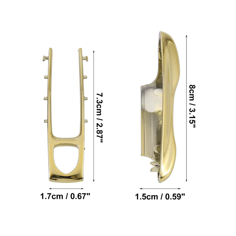 Porsche Panamera Cayenne Gold Tone Key Cover Fob Shell (2010-2023)