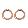 Chevy SBC BBC 2 x 3" Copper Header Pipe Collector Flange Gaskets