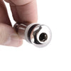 Car & Truck 4pcs Stainless Steel Tire Valve Stems with Dust Caps