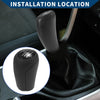 Mazda 3 (2010-2013) Black Faux Leather 6 Speed Manual Gear Shift Knob
