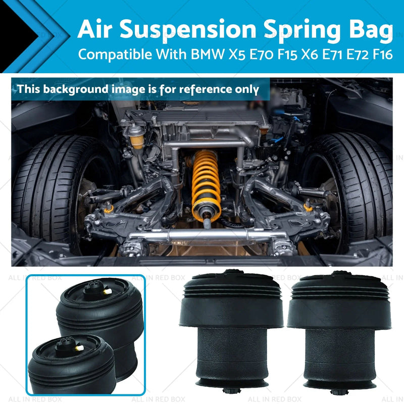 BMW X5 E70 F15 F85 X6 E71 E72 F16 F86 Air Suspension Spring Bag Set (2007-2020)