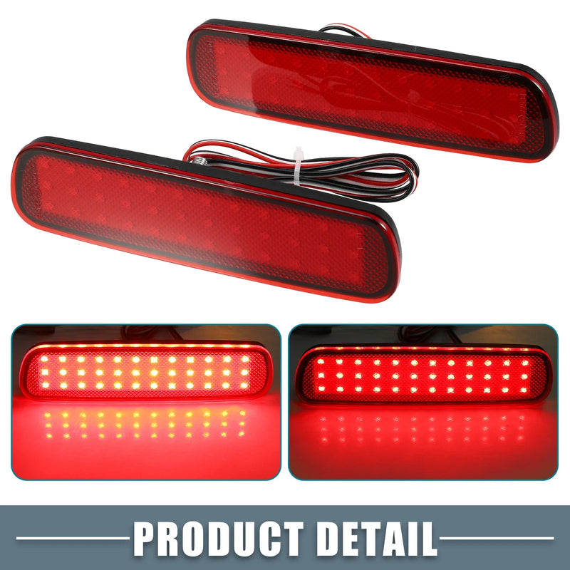 Lexus LX470 2 x Rear Bumper Reflector LED Brake Tail Lights (1998-2007)