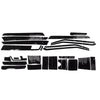 Mercedes E-Class W212 Glossy Carbon Fiber Interior Trim Decals (2010–2017)