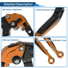 Honda X11 1999-2002 - Orange & Black Adjustable Brake Clutch Levers