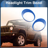Jeep Wrangler 2 x Front Left & Right Headlight Trim Bezels (2026)