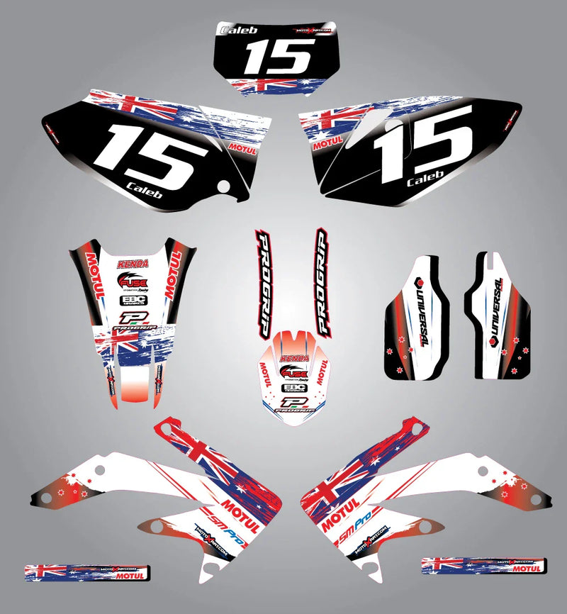 Honda CRF 450X Custom Graphic Kit - AUSSIE PRIDE