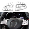 Mercedes C-Class Steering Wheel Button Cover Trim 1 set (2014–2021)