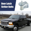 Ford Bronco (1984-1996) - Silver Tone Car Door Latch Lock Striker Bolts