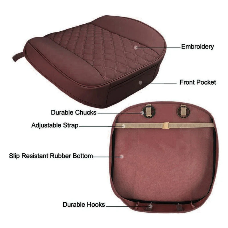 All Vehicles Universal PU Leather Car Seat Cushion Covers (No Year)