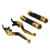 Honda VFR1200 CNC Folding Extendable Brake Clutch Lever Grip Set (2010-2016)