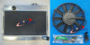 Datsun 1600 3 Core Aluminum Radiator & Fan (1968-1973)
