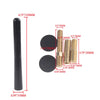 Ford F-150 F-250 (2004-2023) - 4.7" Black Short Stubby Car Radio Antenna