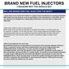 Ford F-250 F-350 1987-1989 4.9L Fuel Injector