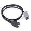 Honda Jazz 66cm Aux Jack to USB Female Adapter Cable (2008-2013)