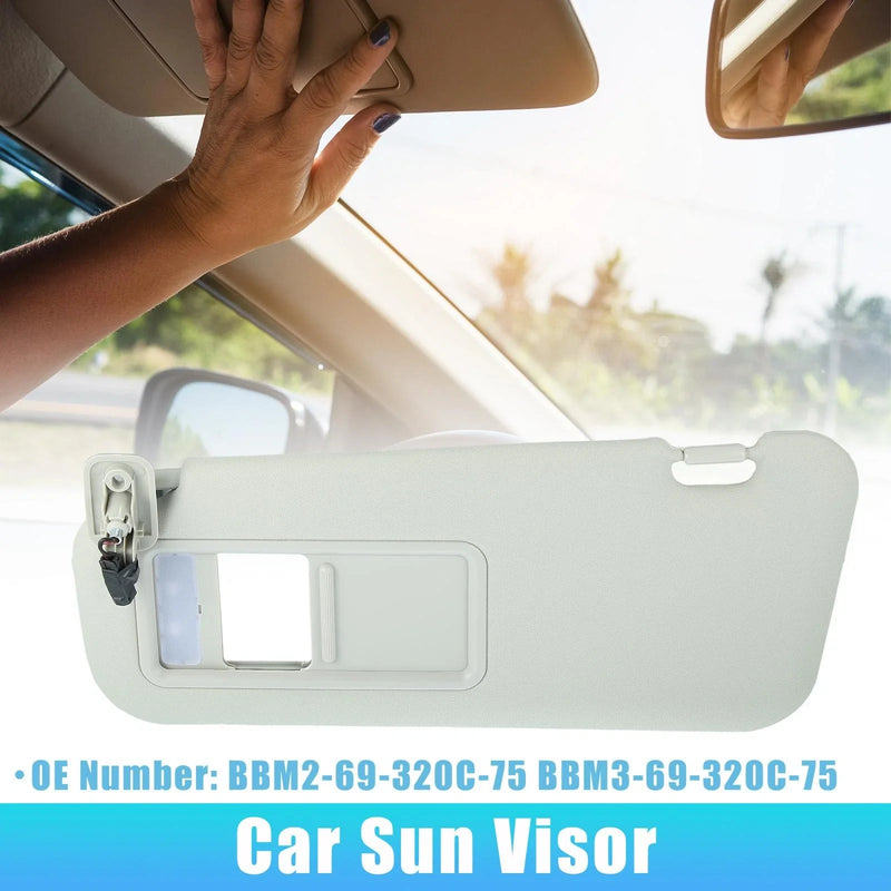 Mazda 3 Front Left Sun Visor Gray (2010-2013)