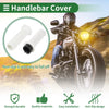 Make Model Grips / 25mm / Motorcycle Hand Grips TPU White Stripe Pattern