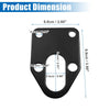 Chevy SBC 283 327 Engine Black Set Fuel Pump Mounting Plate with Gasket