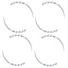 15"-22" Tires 8 x Speed+Blade Reflective Letter Decals
