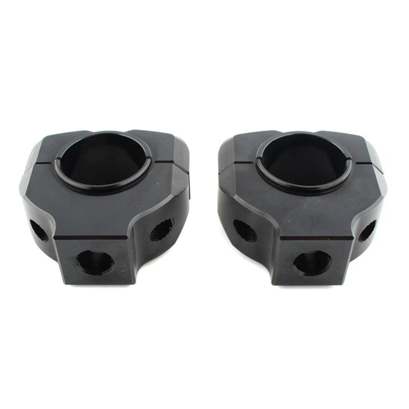 CNC 1-1/8" 28mm Motorcycle Universal Handlebar Fat Bar Riser Mount Clamp