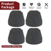 Yamaha Badger 80 YFM80 1985-1988 4Pcs Front & Rear Wheel Cap
