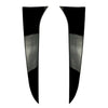 BMW X1 E84 Black 2 x Rear Window Side Spoiler Canard Splitter Trim (2009-2015)