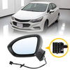 Chevy Cruze 3Pin Left Side Door Mirror Black (2016 - 2019)