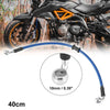 Motorcycle Universal 40cm 15.75" Brake Clutch Oil Hose Hydraulic Blue