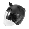 Motorcycle Black Cat Ears 2 x Style Helmet Decoration Accessories