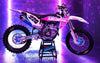 Husqvarna TC 65 Ripped Pink Custom Graphics Kit Decals (2017-2023)