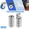 Car 10 Pcs 2x6x2.5mm Deep Groove Ball Bearing Double Metal Shield