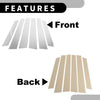 Honda CR-V 6pcs Chrome Silver Car Pillar Window Trim Covers (2007-2011)