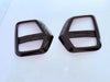 Chevrolet Colorado 2 x Black ABS Front Fog Light Lamp Cover Trim (2023-2025)