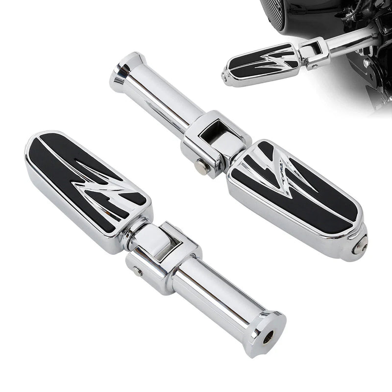 Harley Fat Bob Passenger Foot Pegs W/ Bracket (2018-2025)