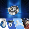 Vehicles 2 x 5x13x4mm Double Rubber Shield Deep Groove Ball Bearings
