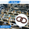 Oil Seal Rotary Shaft Seal FKM Rubber 60x85x10mm Brown 2 x