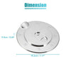 GMC Sierra 3500 Chrome Plated Fuel Tank Filler Cap Cover Decoration Stick-on