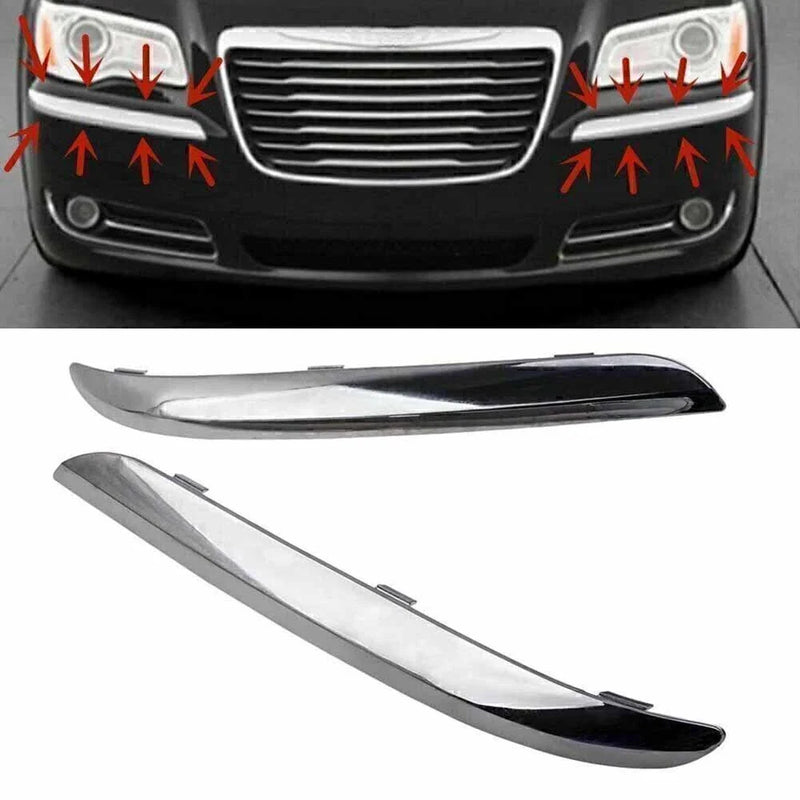 Chrysler 300 (2011-2014) Chrome Front Bumper Side Cover Trims