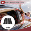 Ford Explorer 2020-2023 Black Door Pillar Window Trim