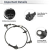 Chevrolet Avalanche 1500 ABS Wheel Speed Sensor (2002 - 2006)